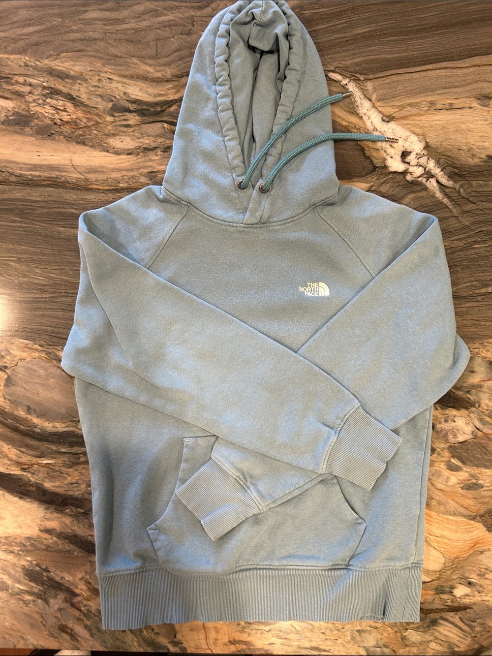 The North Face Kids Light Blue Hooded Sweatshirt